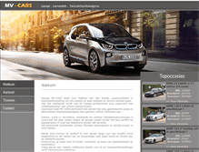 Tablet Screenshot of mv-cars.be